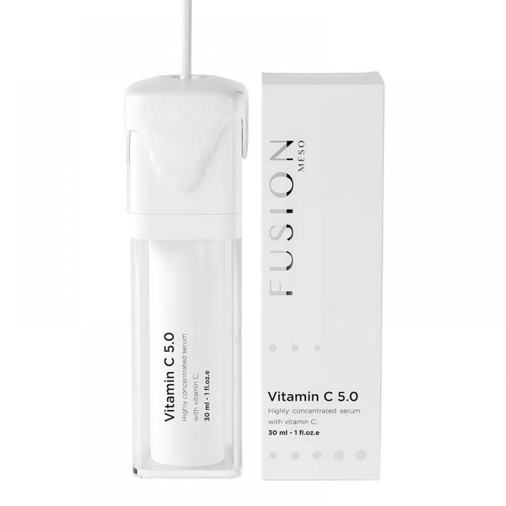 Освітлююча та колагеностимулююча нічна сироватка – ресурфейсер Fusion Meso Vitamin C 5.0, 30 мл