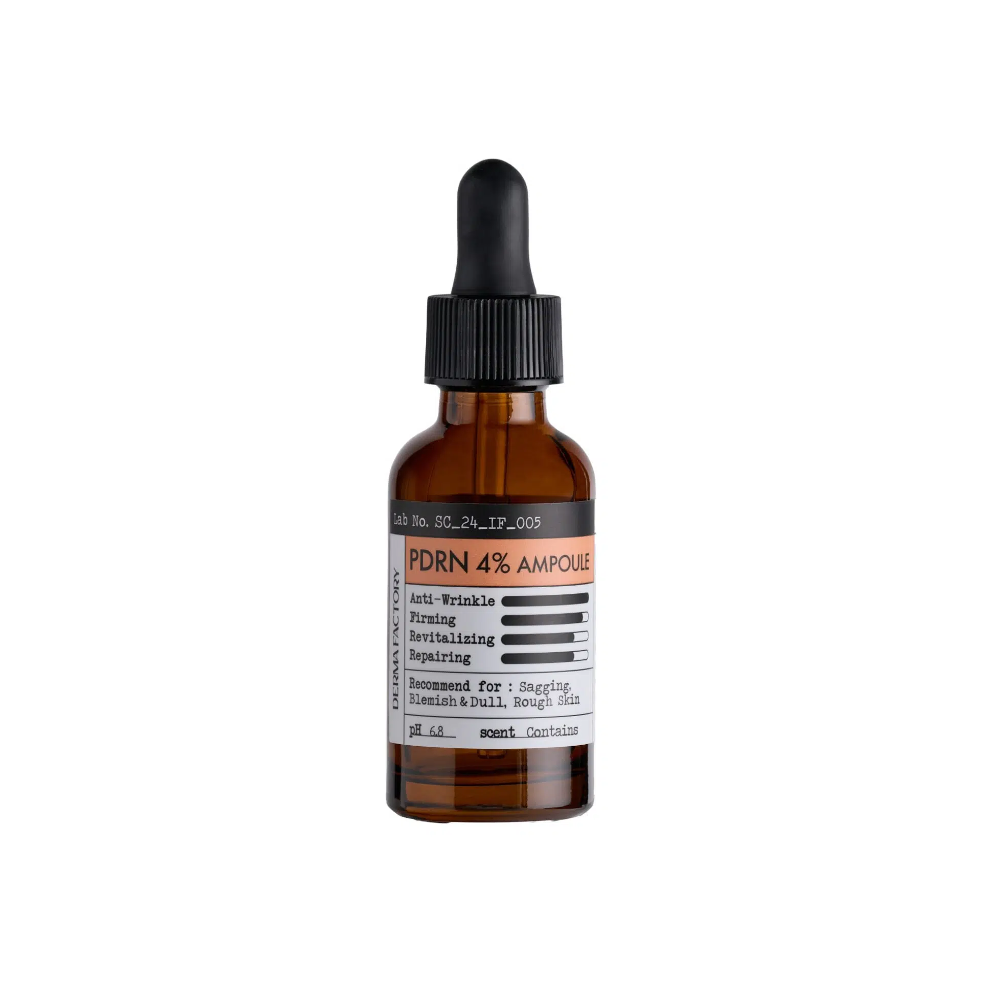 Омолаживающая сыворотка - биорепарант PDRN 4% Ampoule Derma Factory, 30 мл