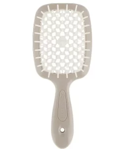 SUPERBRUSH WITH SOFT MOULDED TIPSГребінець- сірий з білим SUPERBRUSH WITH SOFT MOULDED TIPSГребінець- сірий з білим