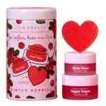 Подарунковий набір для догляду за губами «Брусниця» NCLA Beauty Winter Berries Lip Care Set, 3 в 1