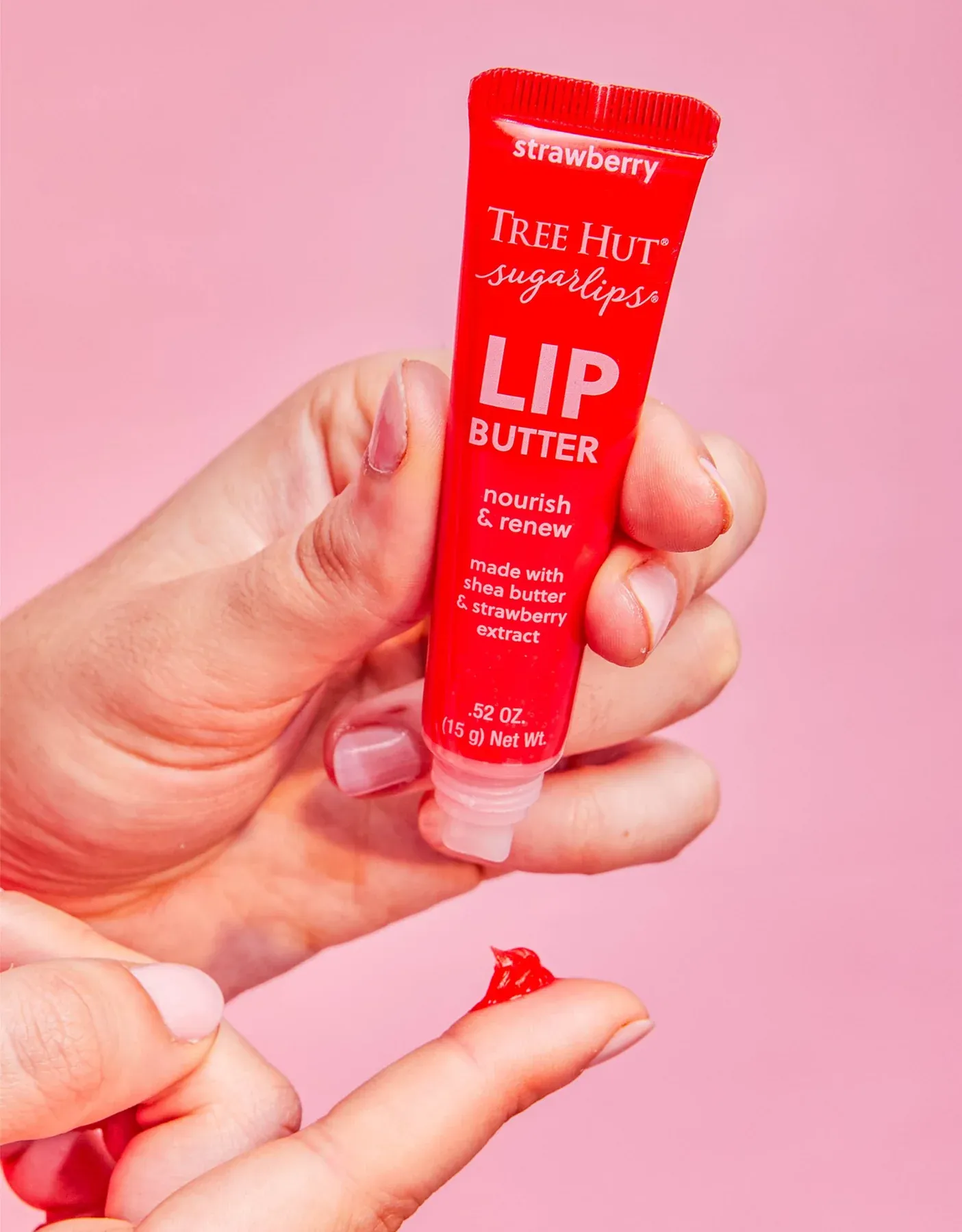 Баттер для губ Tree Hut Strawberry Sugarlips Lip Butter, 15 г