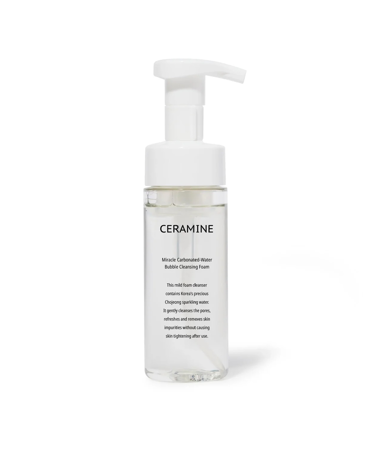 Пінка для вмивання з газованою мінеральною водою CERAMINE Miracle Carbonated-Water Bubble Cleansing Foam, 160 мл