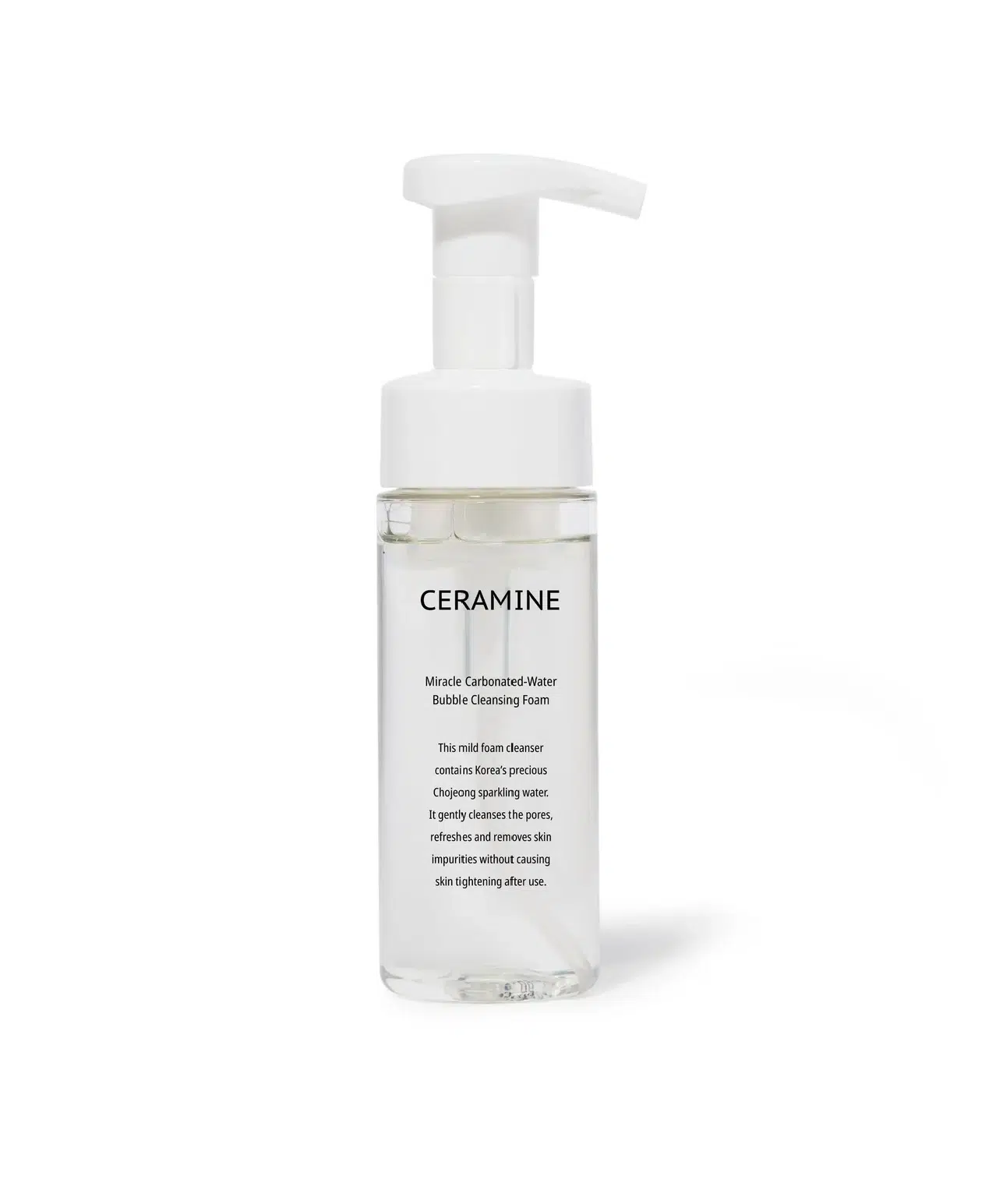Пінка для вмивання з газованою мінеральною водою CERAMINE Miracle Carbonated-Water Bubble Cleansing Foam, 160 мл