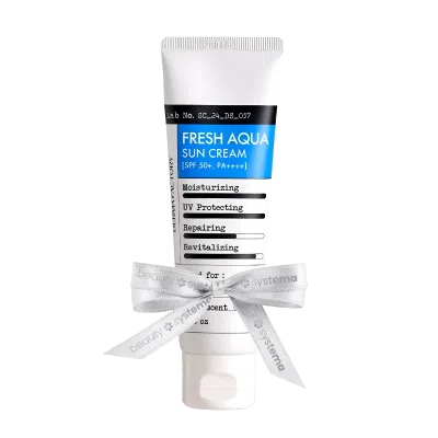 Сонцезахисний крем Derma Factory Fresh Aqua Sun Cream, 50 мл Подарунок