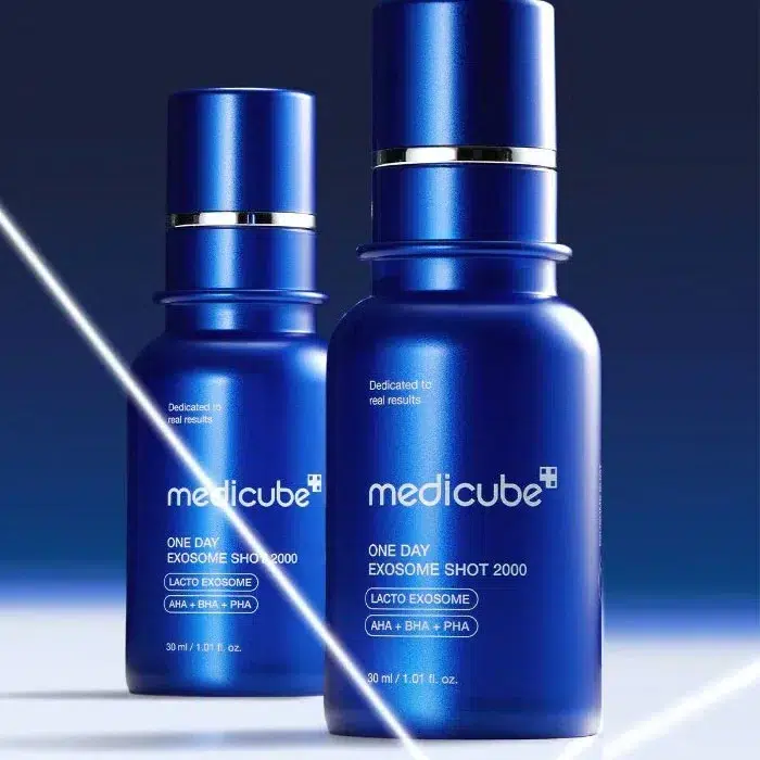 Сыворотка с экзосомами и спикулами для сужения пор Medicube One Day Exosome Shot Pore Ampoule 2000, 30 мл