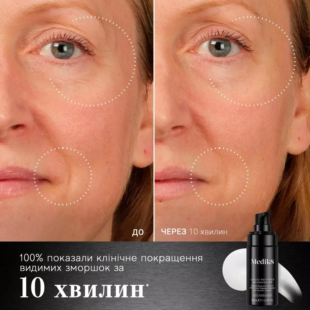 Омолоджувальна пептидна сироватка Medik8 Liquid Peptides Advanced MP, 30 мл