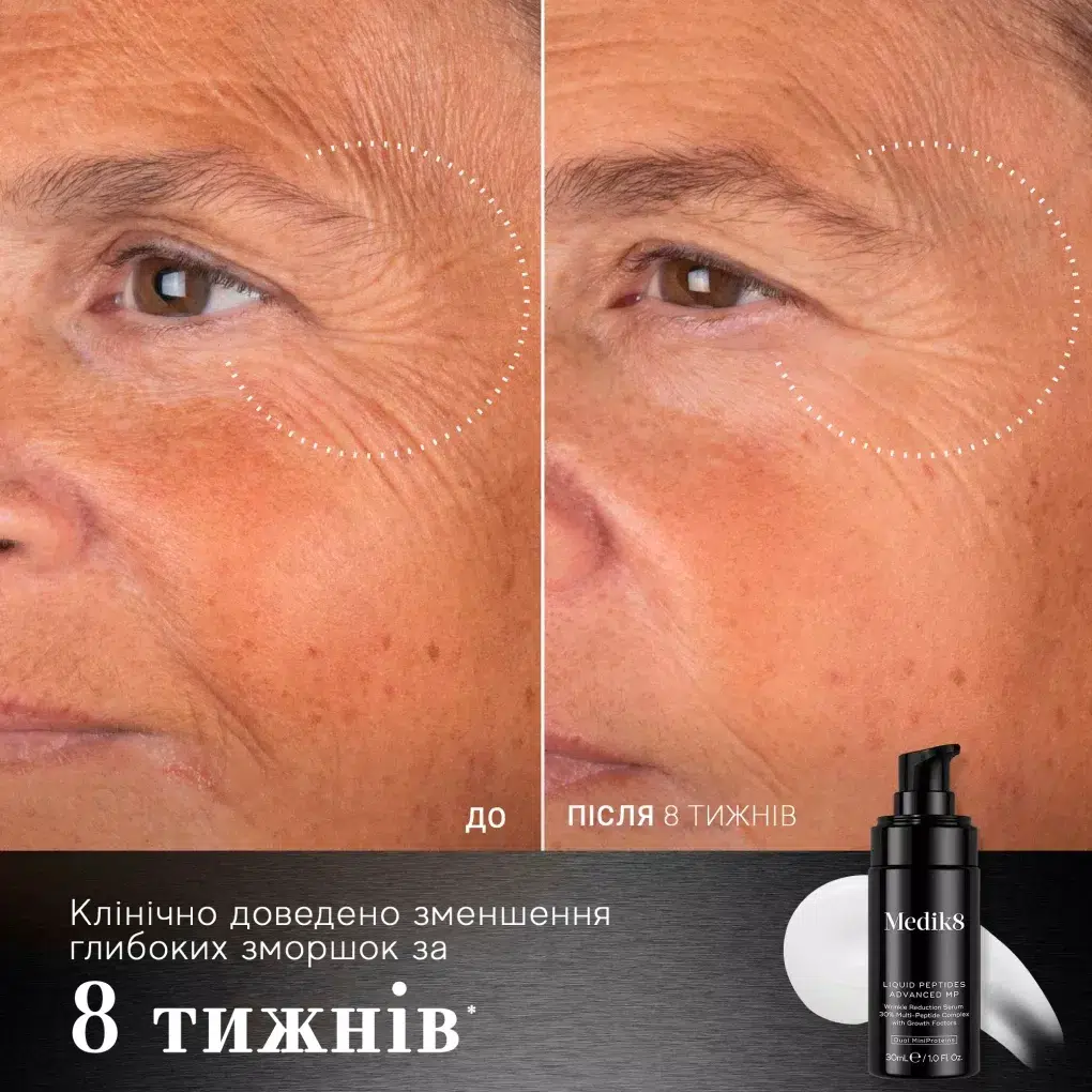 Омолоджувальна пептидна сироватка Medik8 Liquid Peptides Advanced MP, 30 мл