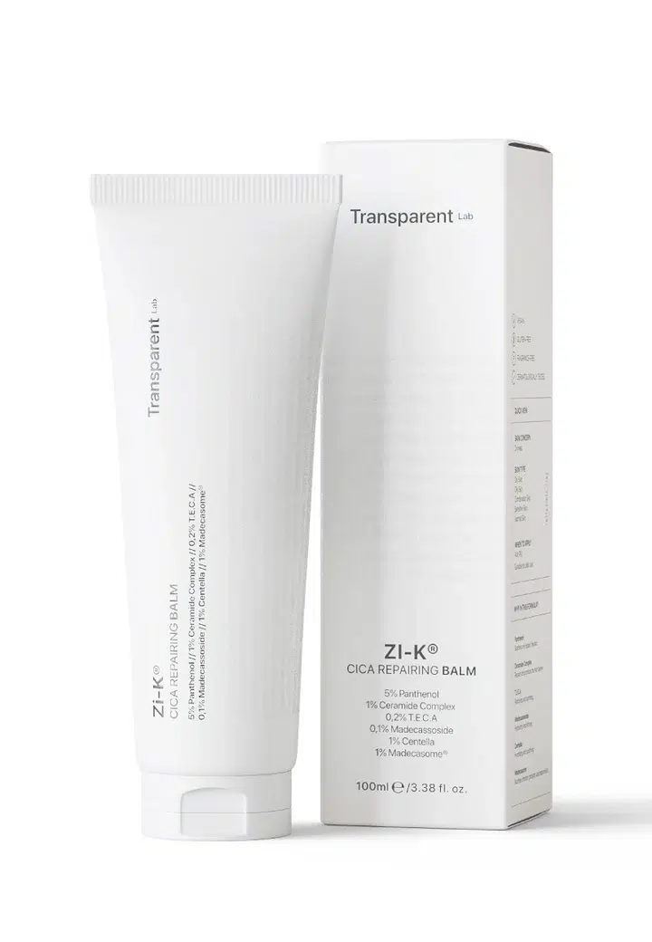 ZI-K CICA REPAIRING BALM<br>Восстанавливающий бальзам для лица с экстрактом центеллы Transparent-lab Zi-K Cica Repairing Balm, 100 мл