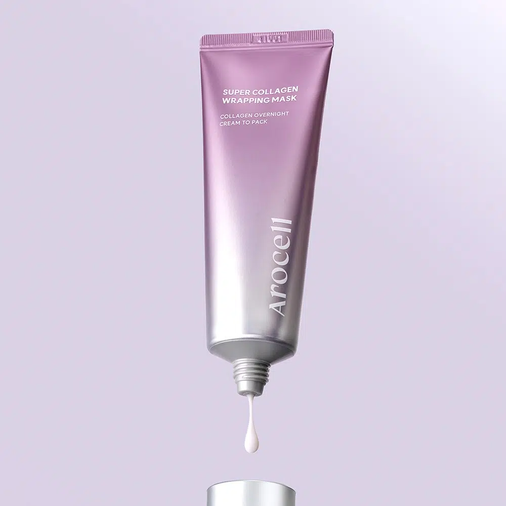 Маска-плівка з колагеном для зволоження та ліфтингу Arocell Super Collagen Wrapping Mask, 80 мл