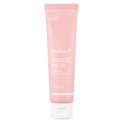 PDRN PINK HYALURONIC MOISTURIZING CREAM<br>Зволожувальний крем з полінуклеотидами та гіалуроновою кислотою, 50мл