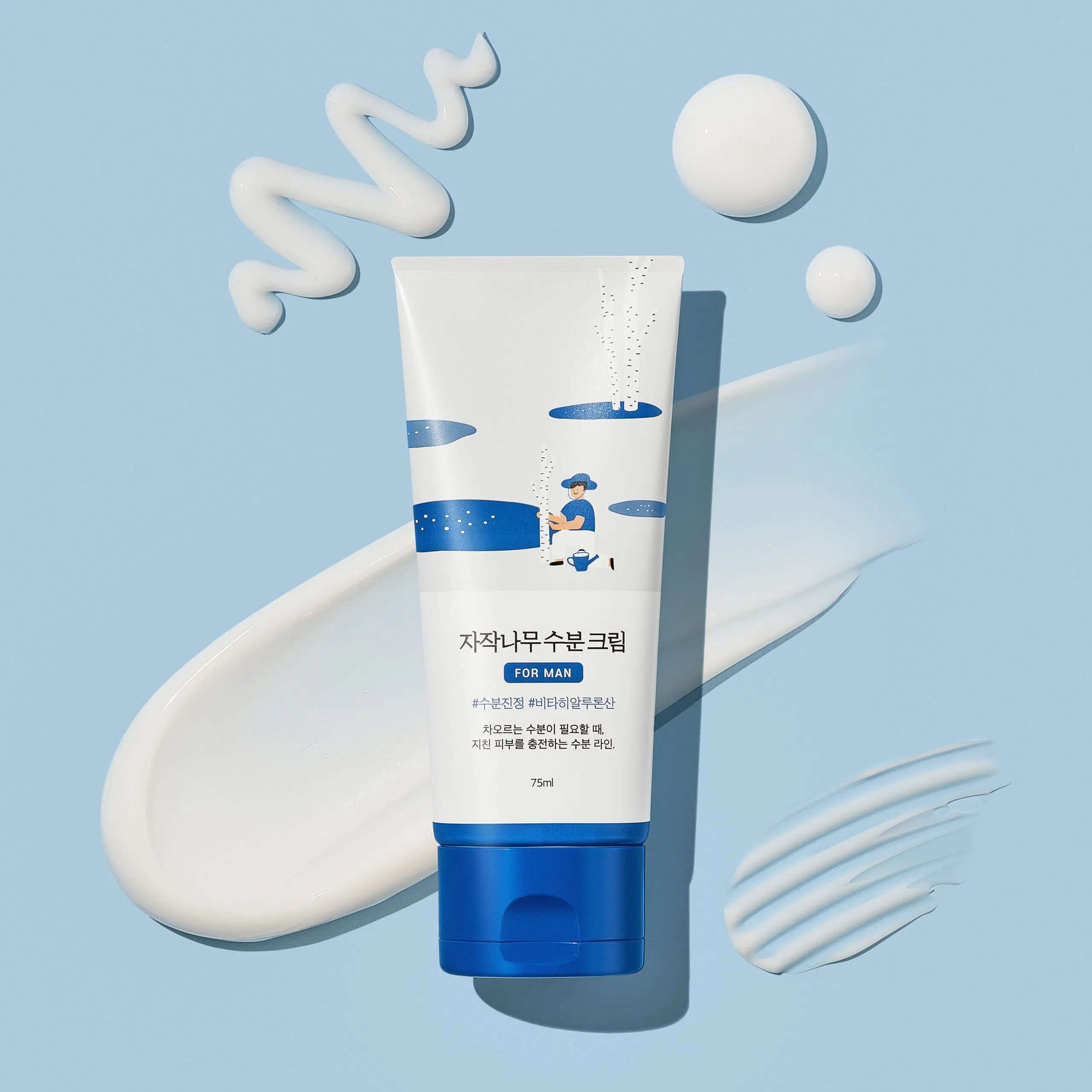 Увлажняющий крем для мужчин Round lab For Men Birch Juice Moisturizing Cream, 75 мл