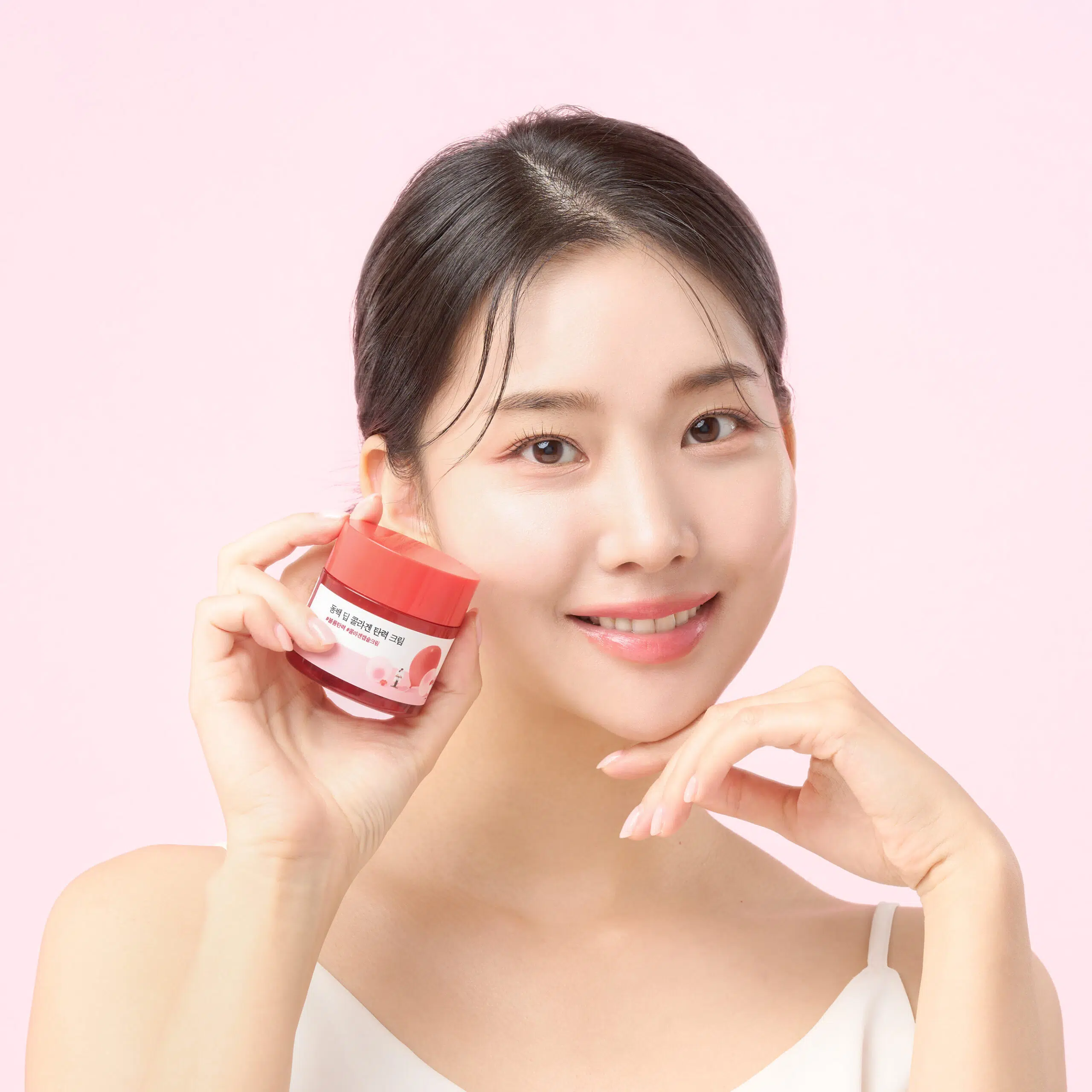 Крем с коллагеном Round lab Camellia Deep Collagen Firming Cream, 50 мл