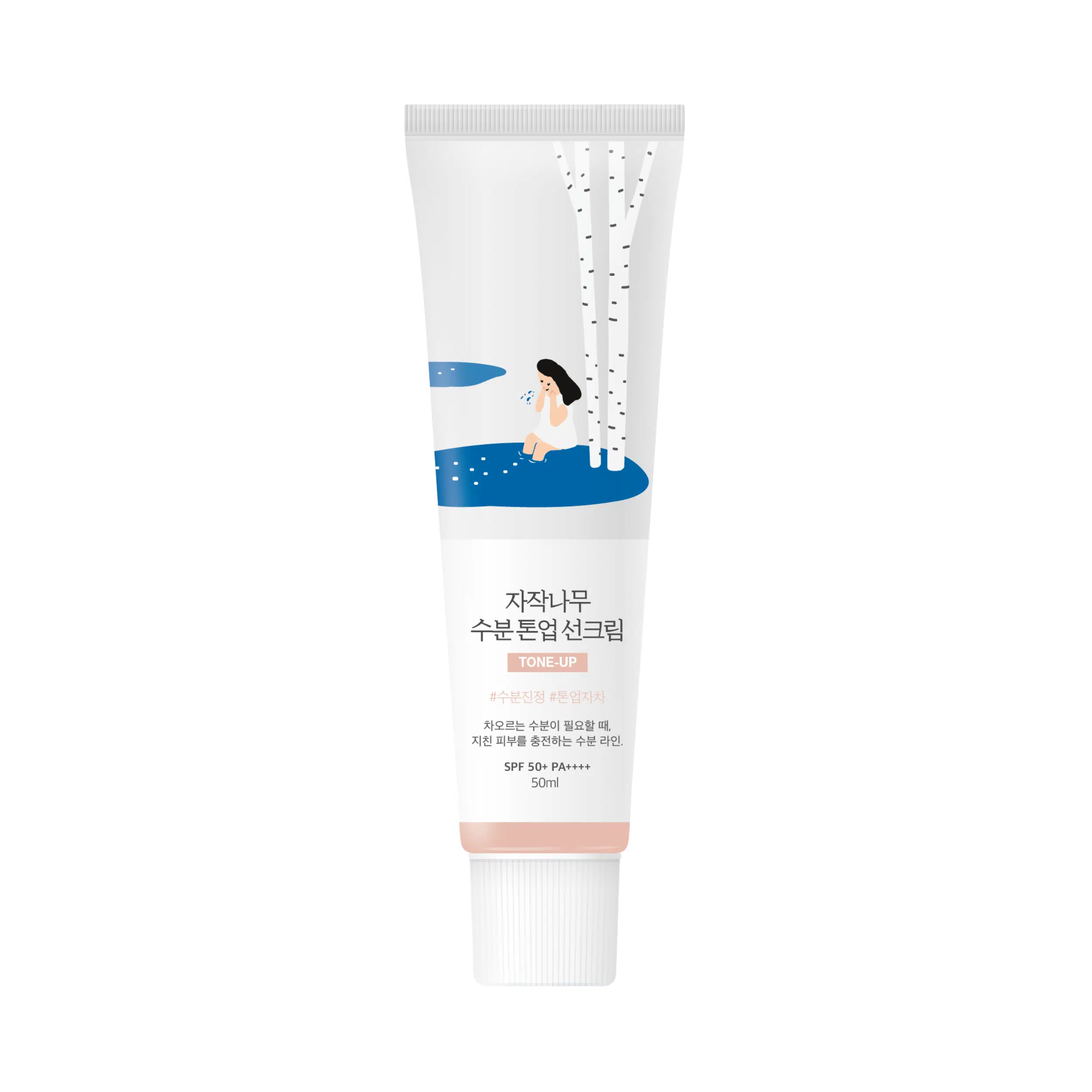 BIRCH JUICE MOISTURIZING TONE UP SUNSCREEN<br>Тонирующий солнцезащитный крем с березовым соком, 50 мл