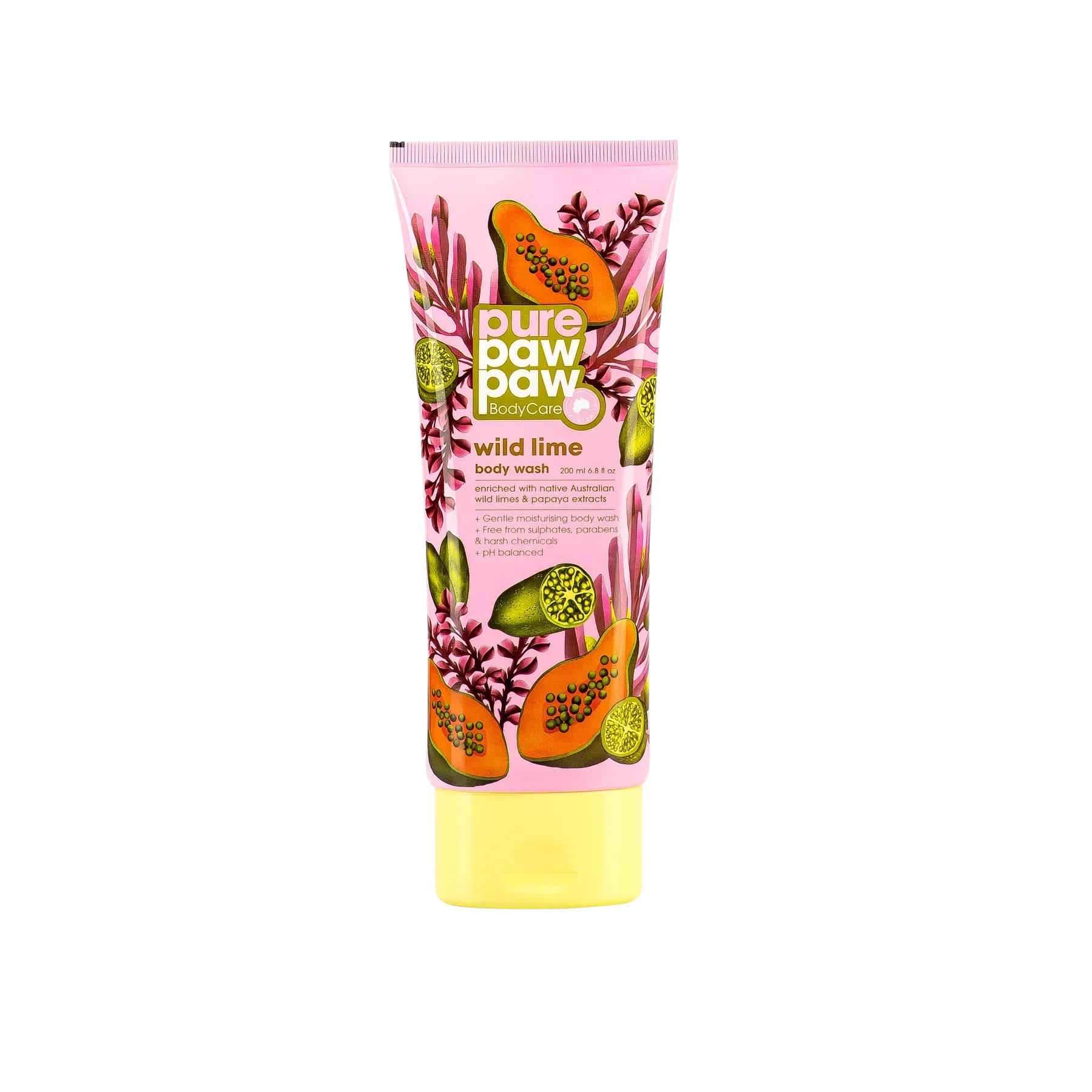Гель для душу Pure Paw Paw Body Care Wild Lime Wash, 200 мл