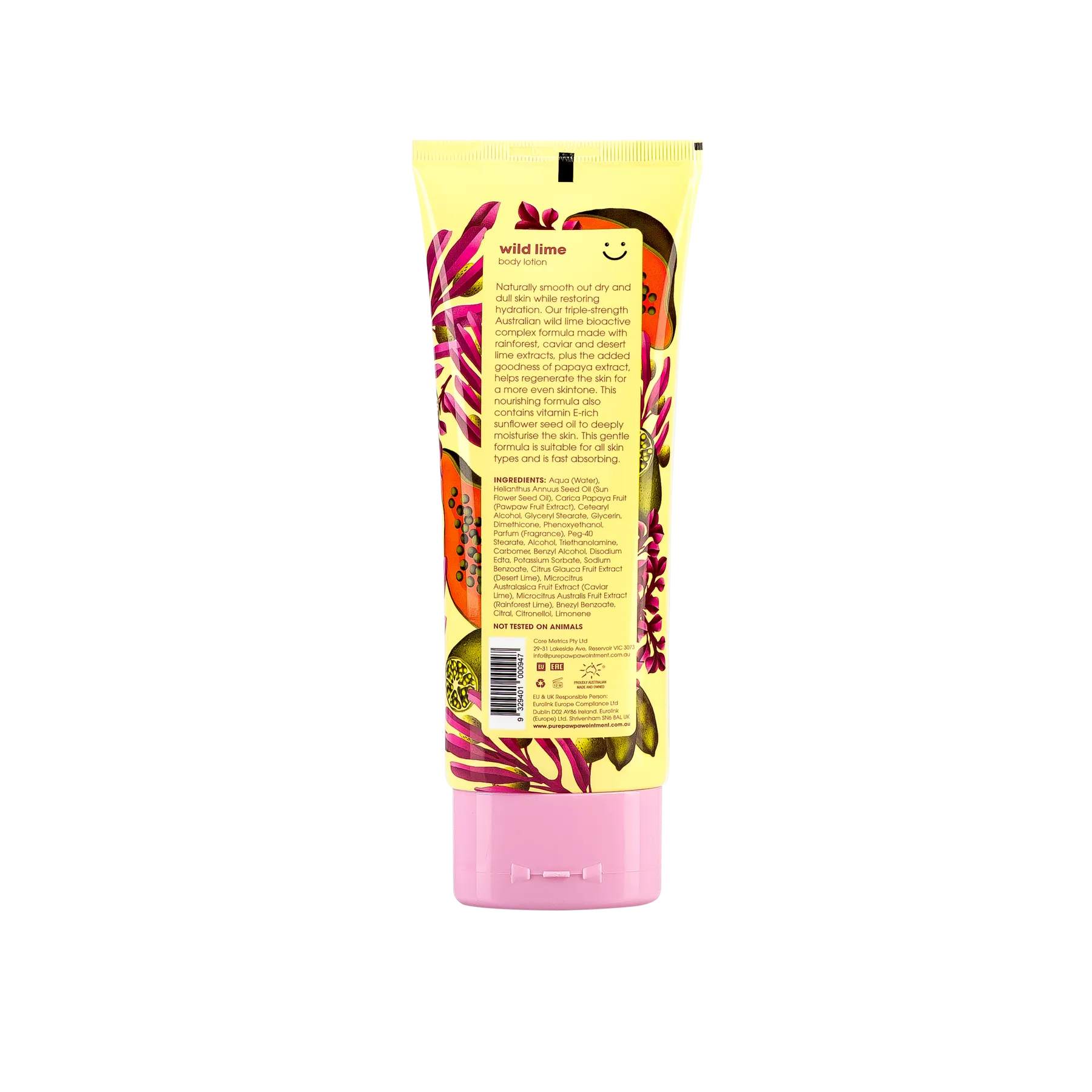 Лосьйон для тіла Pure Paw Paw Body Care Wild Lime Lotion, 200 мл