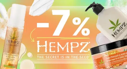 -7% на всі засоби бренду Hempz