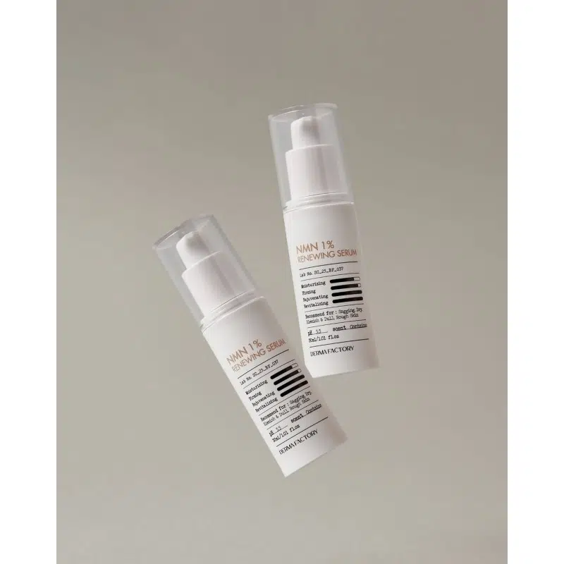 Сыворотка для обновления кожи с NMN 1% и ресвератролом Derma Factory NMN 1% Renewing Serum, 30 мл