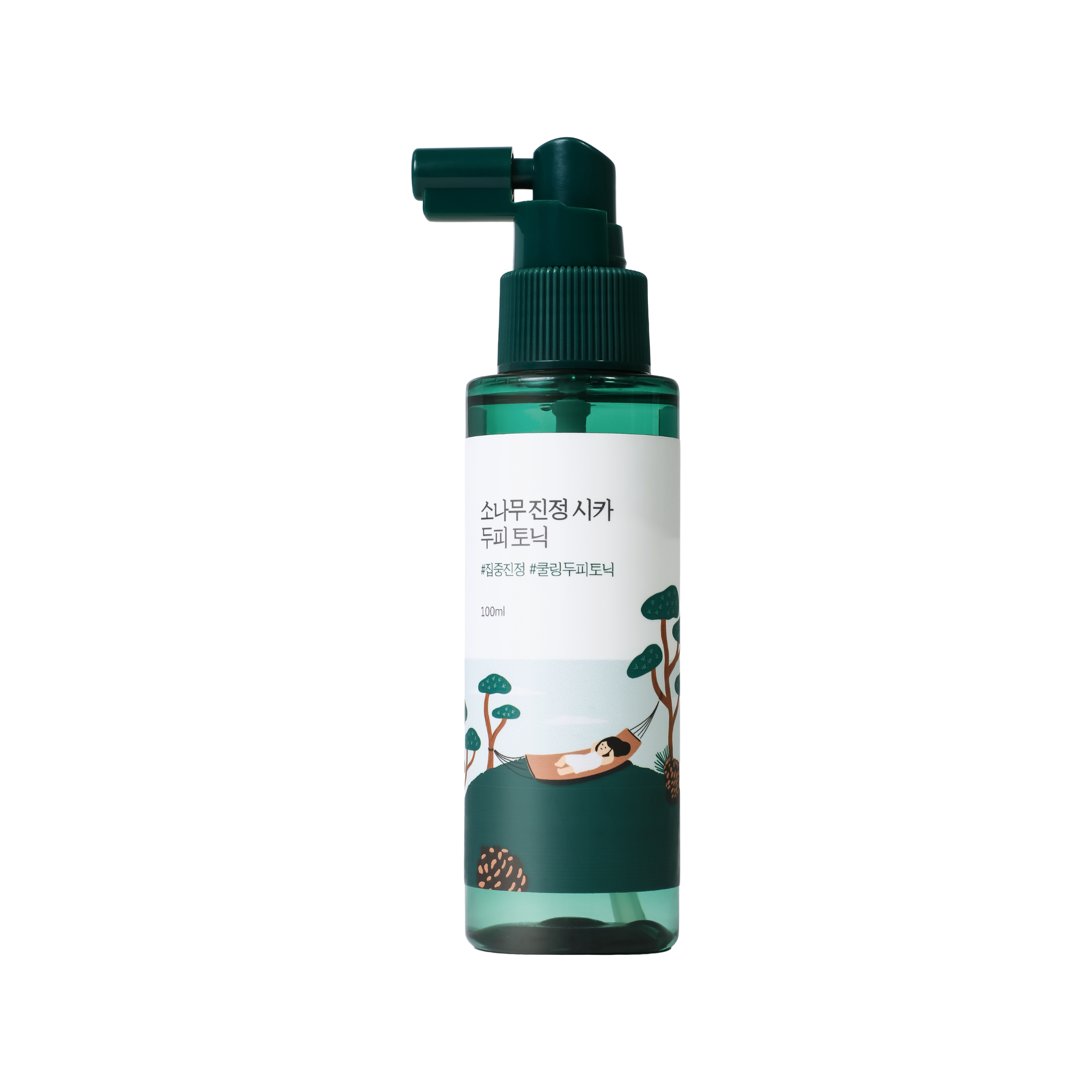 Заспокійливий тонік для шкіри голови з екстрактом голок сосни ROUND LAB Pine Calming Cica Scalp Tonic, 100 мл