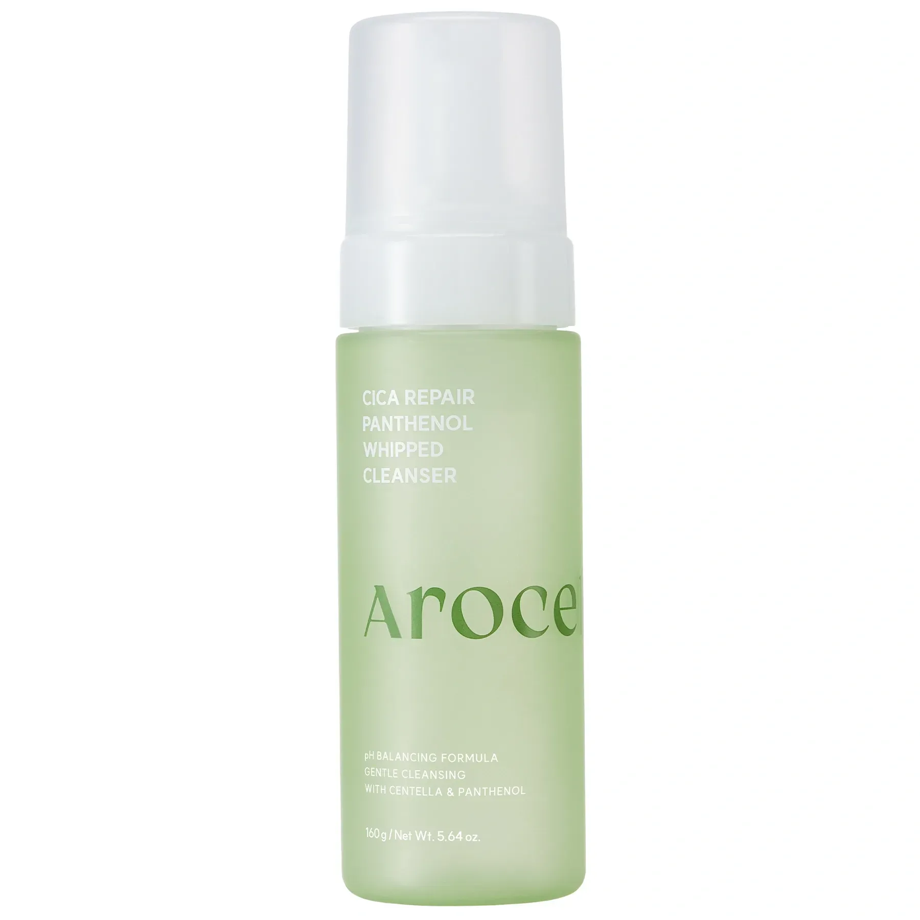 Пінка для вмивання з центелою та пантенолом Arocell Cica Repair Panthenol Whipped Cleanser, 160 г