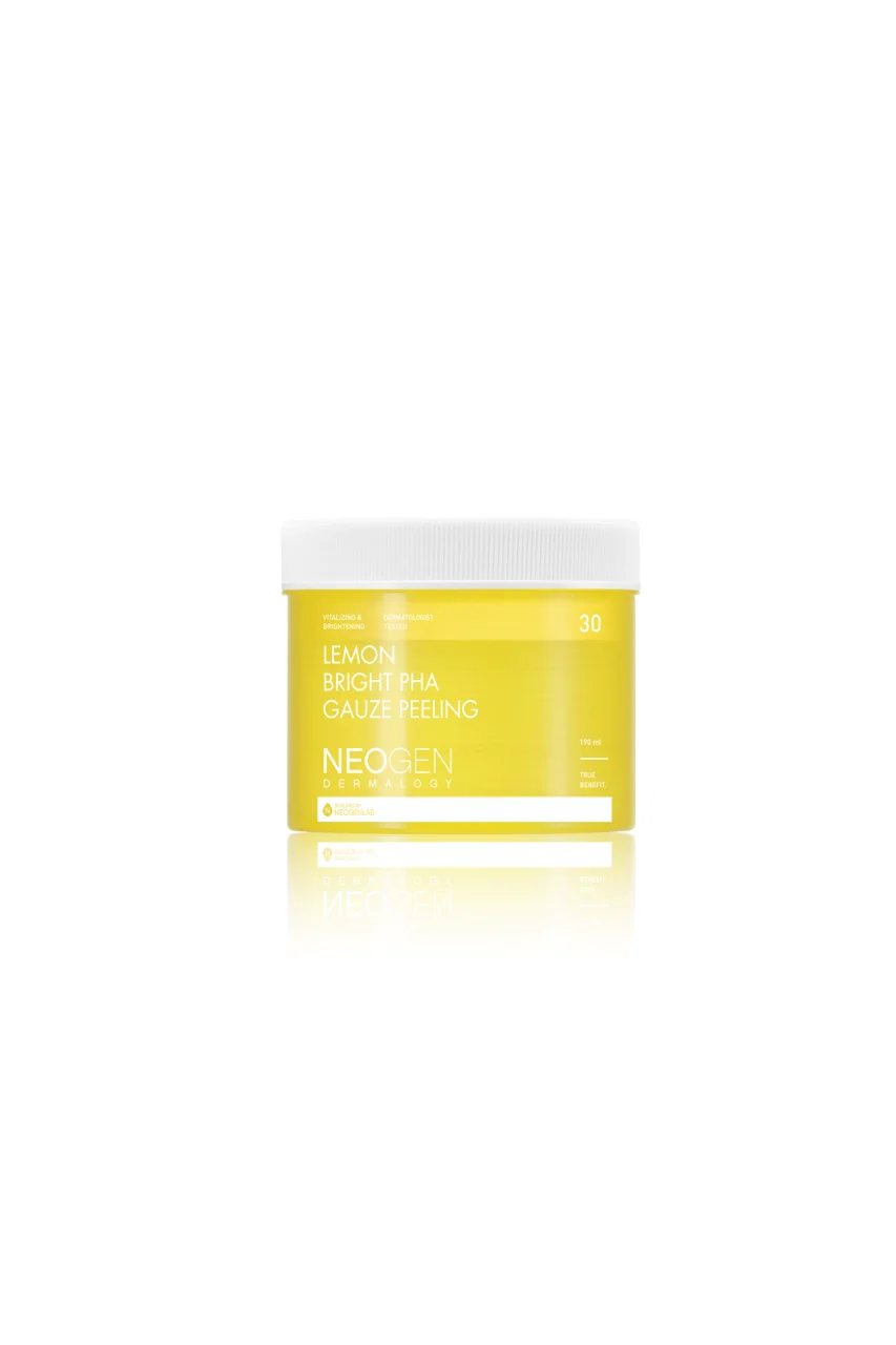 Пілінг пади з екстрактом лимона NEOGEN DERMALOGY LEMON BRIGHT PHA GAUZE PEELING, 190 мл/ 30 шт